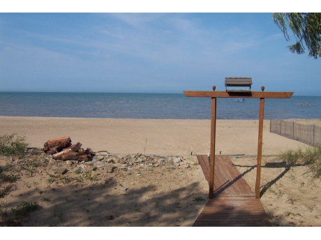 View of the beautiful all sand beach