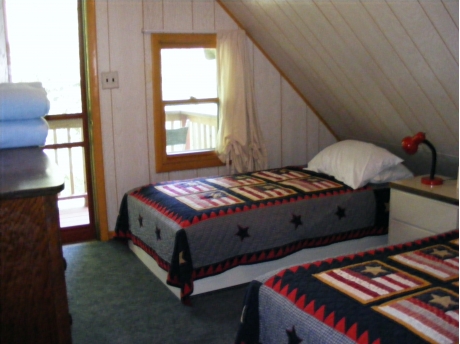Upstairs back bedroom
