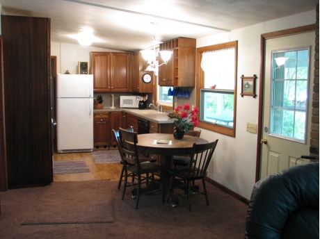 View of Kitchen from Living Room