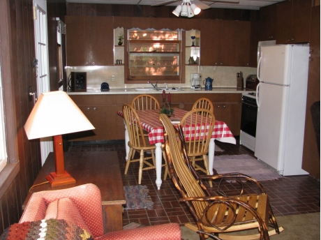 View of Kitchen from Living Room