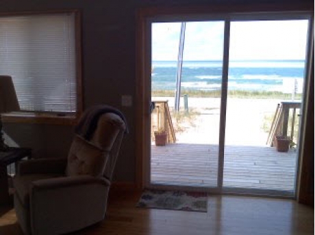 Living room, Lake Michigan!