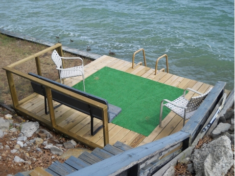 Seawall deck
