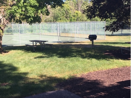 Tennis court and pickleball