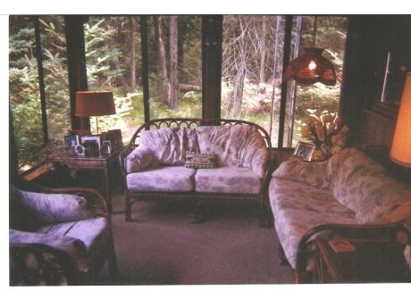 Screened Porch with river view