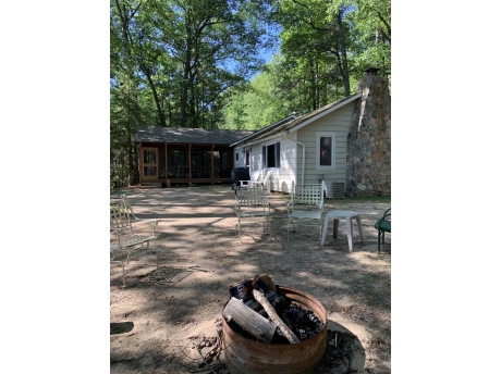 Fire pit and the cottage