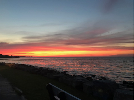 Lake Huron post Sunset