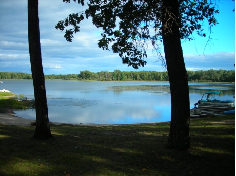 View ot West Twin Lake from picture window